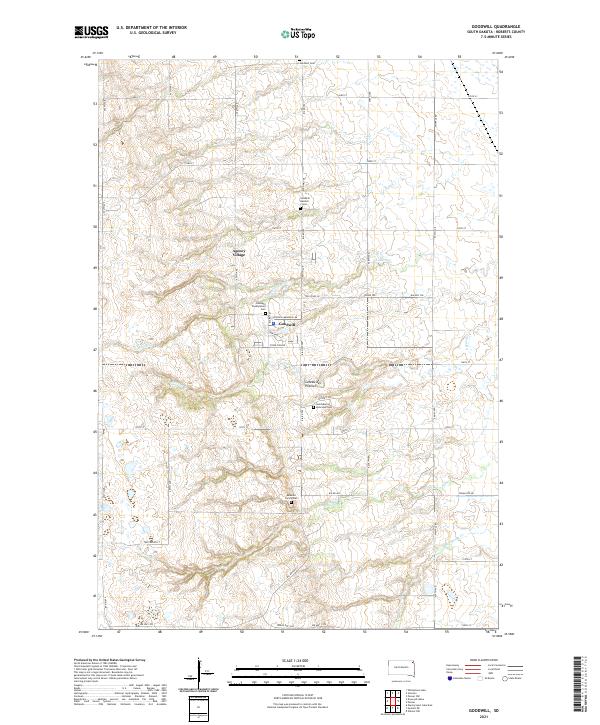 USGS Topographic Map – Goodwill