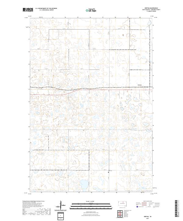 USGS Topographic Map – Gretna