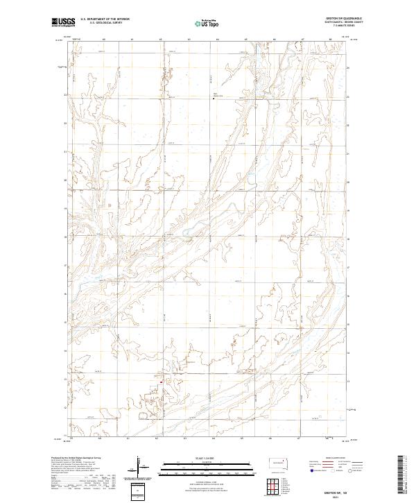 USGS Topographic Map – Groton SW