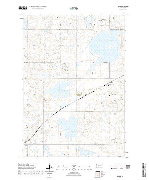 USGS Topographic Map – Grover