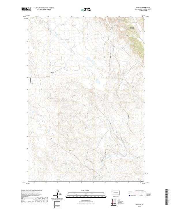 USGS Topographic Map – Gustave