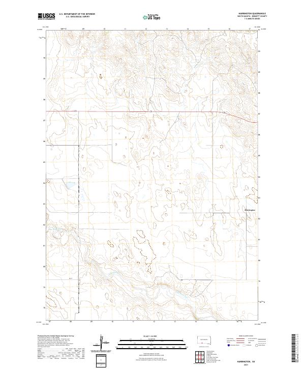 USGS Topographic Map – Harrington