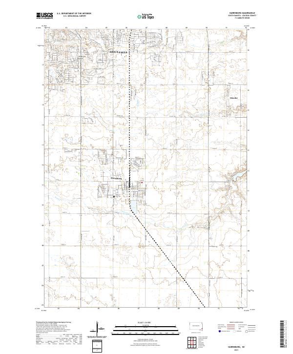 USGS Topographic Map – Harrisburg