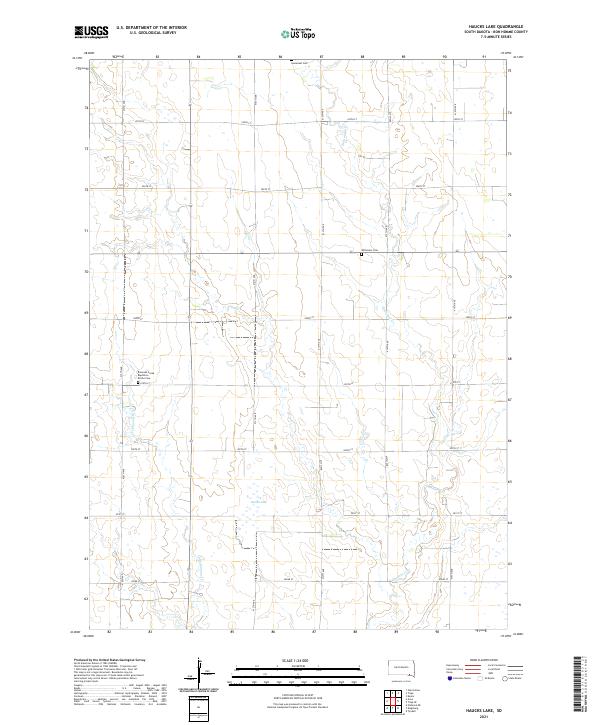 USGS Topographic Map – Haucks Lake
