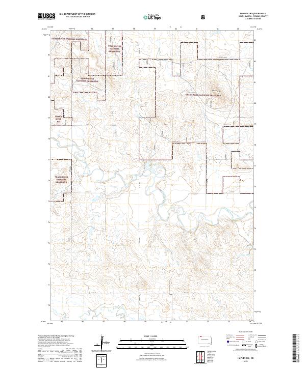 USGS Topographic Map – Haynes SW