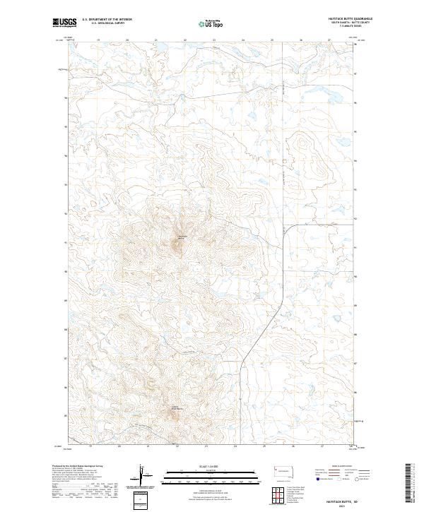 USGS Topographic Map – Haystack Butte