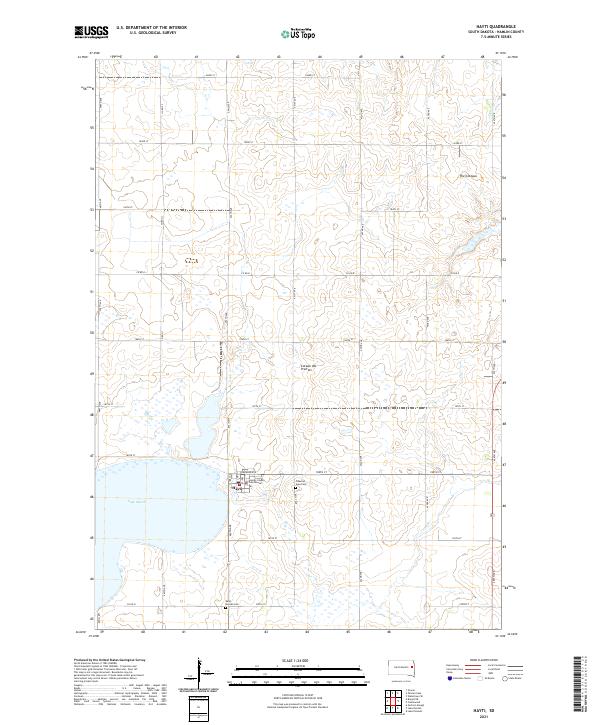 USGS Topographic Map – Hayti