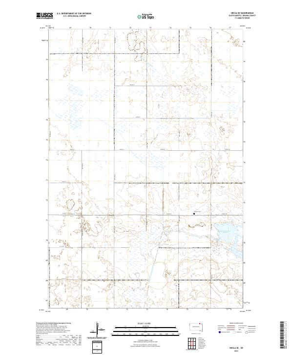 USGS Topographic Map – Hecla SE