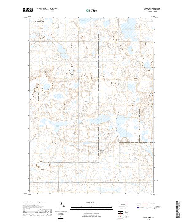 USGS Topographic Map – Heggs Lake