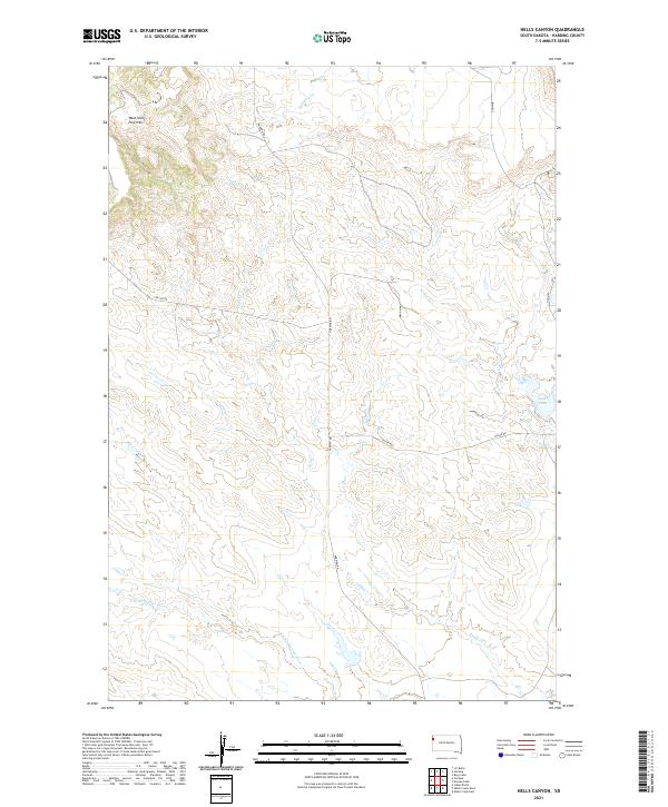 USGS Topographic Map – Hells Canyon