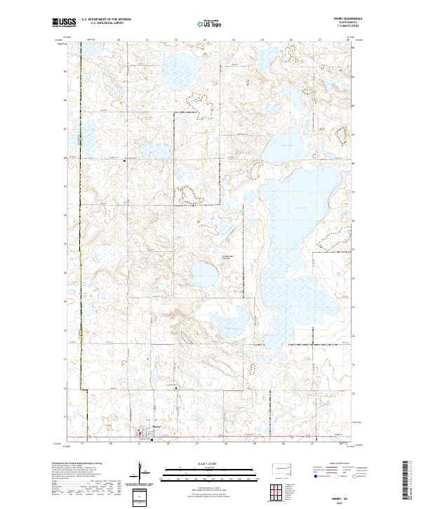 USGS Topographic Map – Henry