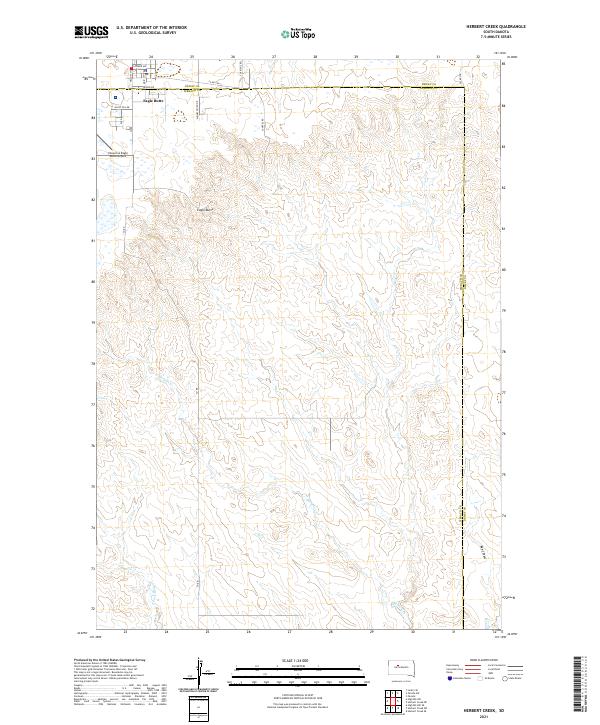 USGS Topographic Map – Herbert Creek