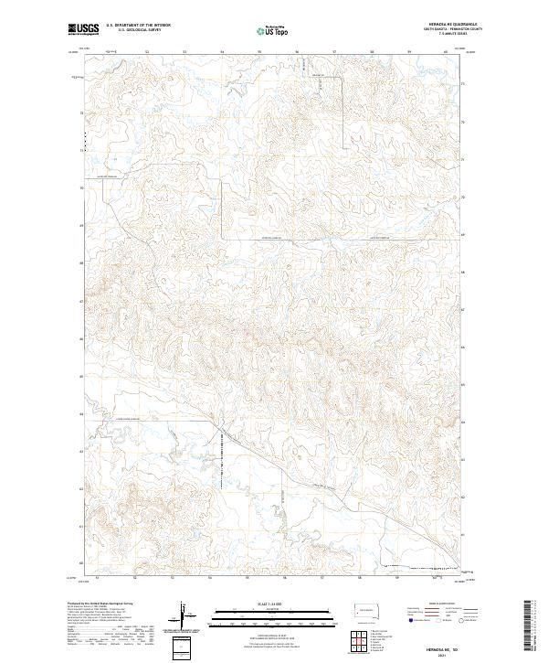 USGS Topographic Map – Hermosa NE