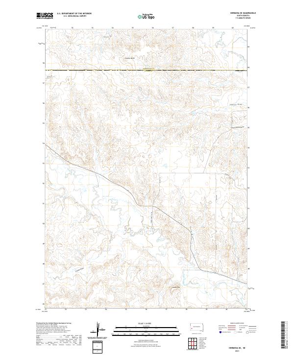 USGS Topographic Map – Hermosa SE