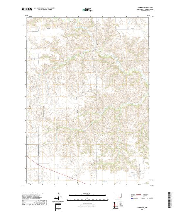 USGS Topographic Map – Herrick NW