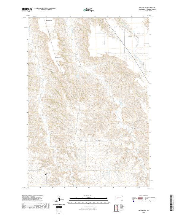 USGS Topographic Map – Hilland NW
