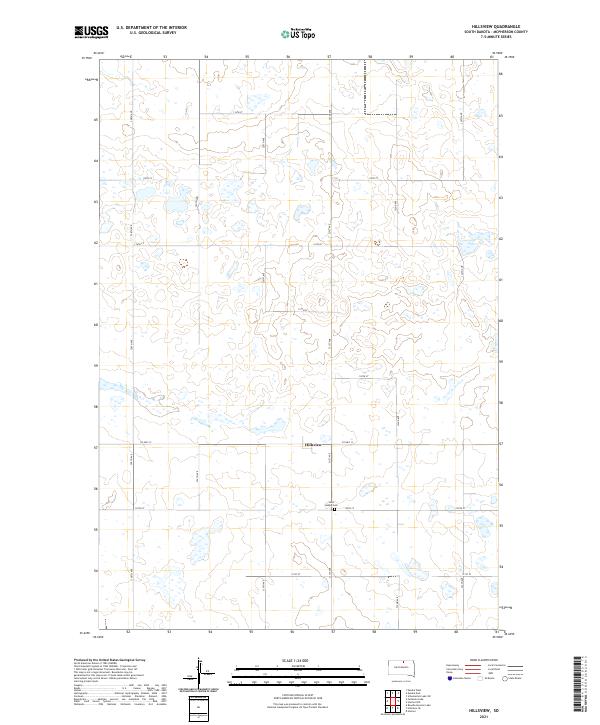 USGS Topographic Map – Hillsview
