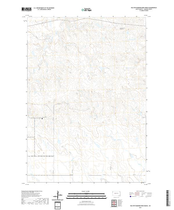 USGS Topographic Map – Hilltop Diamond Ring Ranch