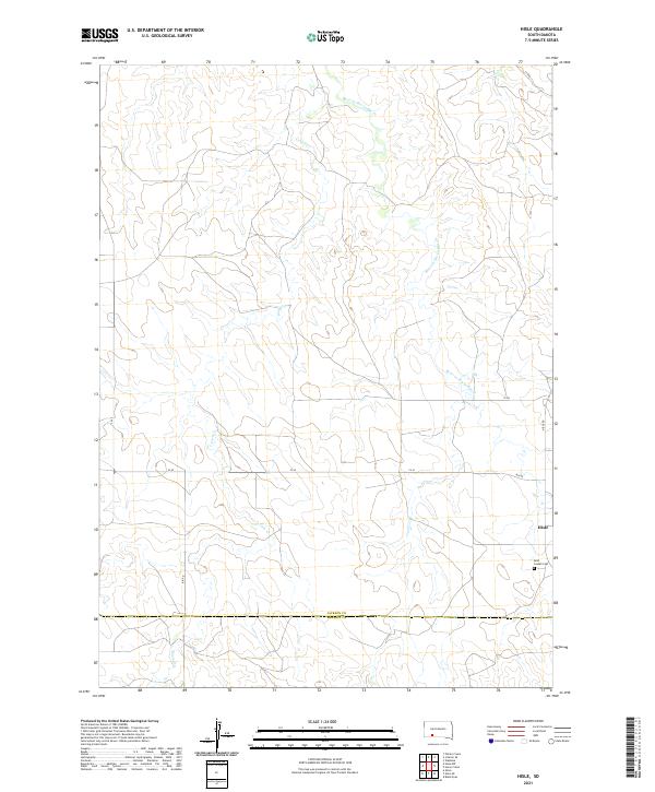 USGS Topographic Map – Hisle