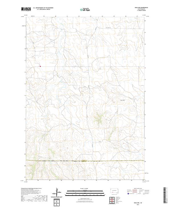 USGS Topographic Map – Hisle NW