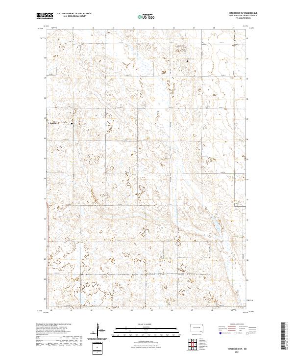 USGS Topographic Map – Hitchcock SW