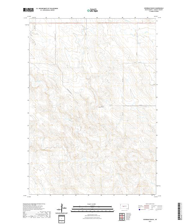 USGS Topographic Map – Hohrman Ranch