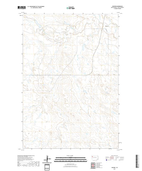 USGS Topographic Map – Hoover