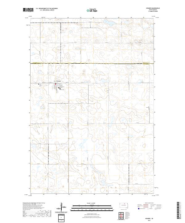 USGS Topographic Map – Hosmer