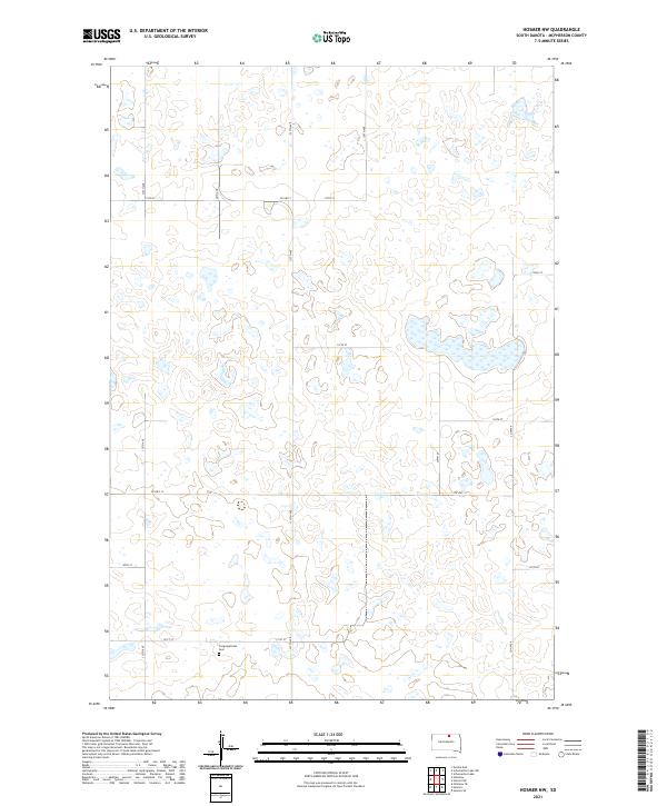 USGS Topographic Map – Hosmer NW
