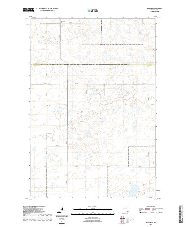 USGS Topographic Map – Hosmer SE