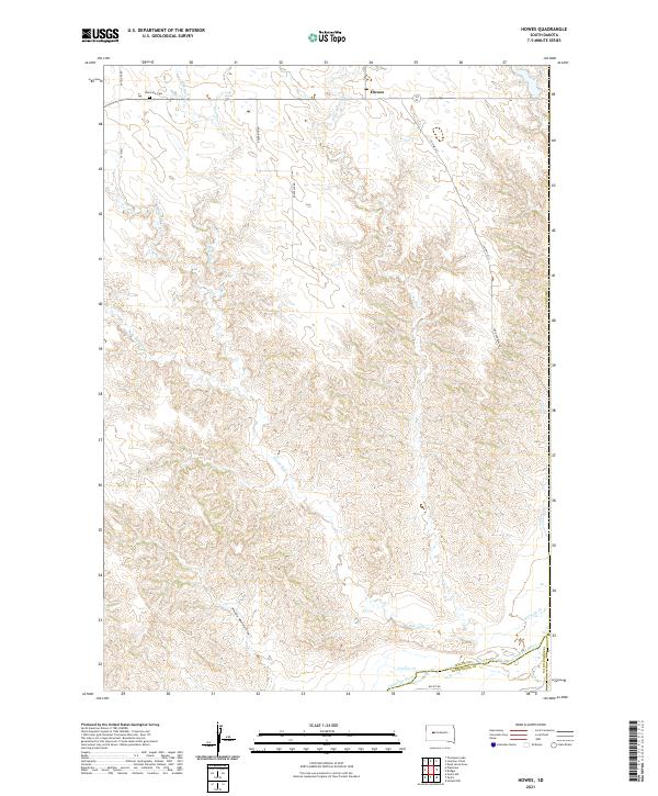 USGS Topographic Map – Howes