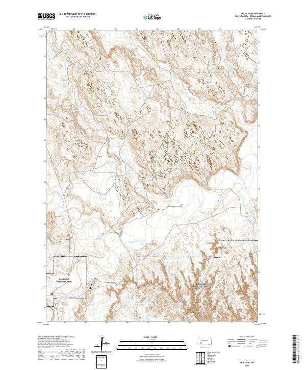 USGS Topographic Map – Imlay SW