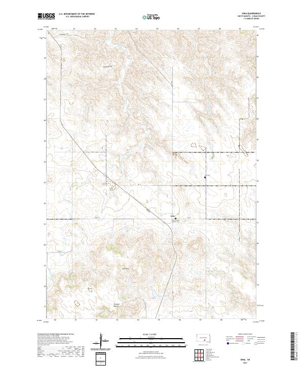 USGS Topographic Map – Iona