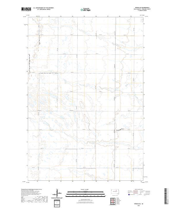 USGS Topographic Map – Ipswich SE