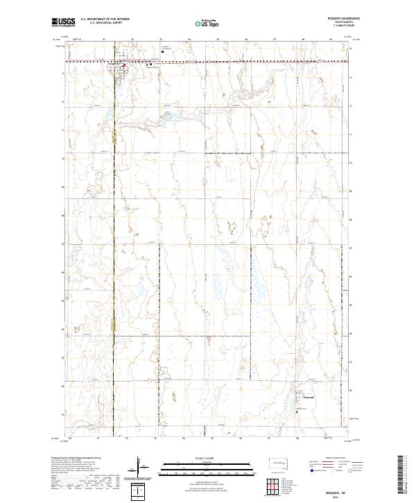 USGS Topographic Map – Iroquois