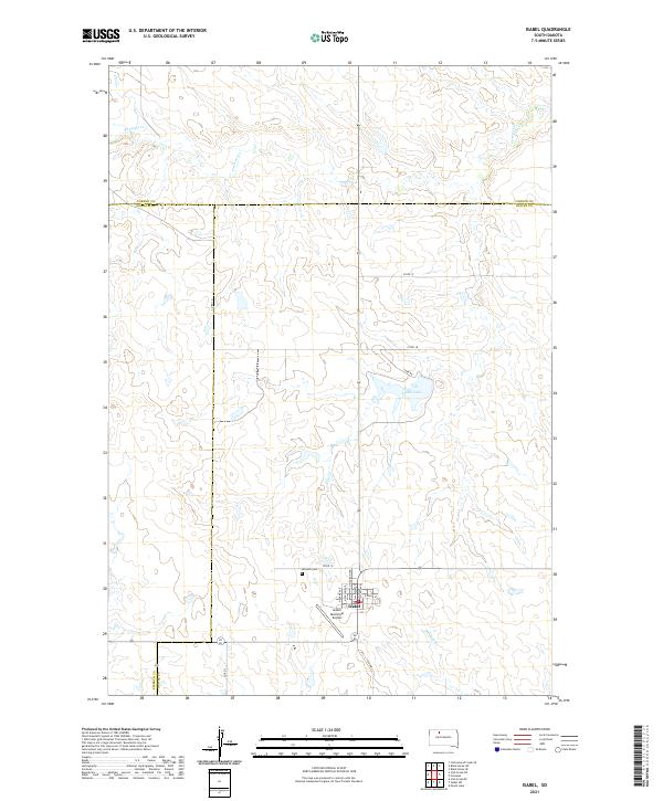 USGS Topographic Map – Isabel