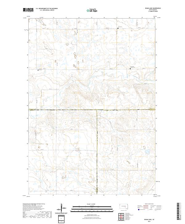 USGS Topographic Map – Isham Lake
