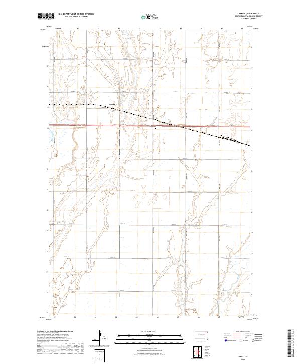 USGS Topographic Map – James