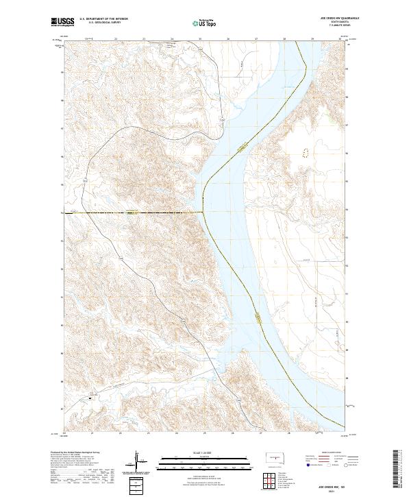 USGS Topographic Map – Joe Creek NW