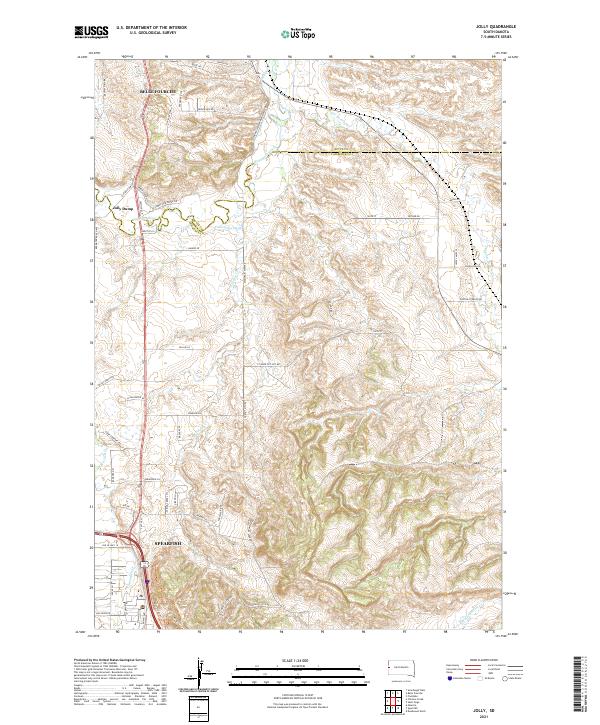 USGS Topographic Map – Jolly