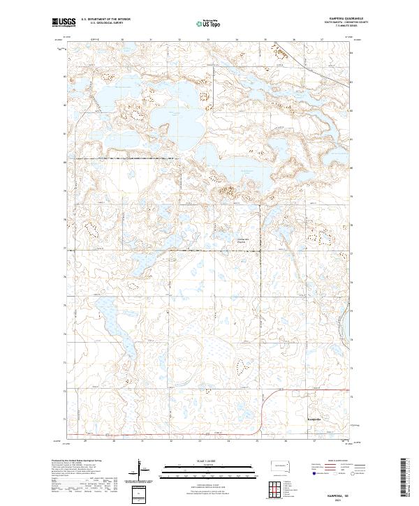 USGS Topographic Map – Kampeska
