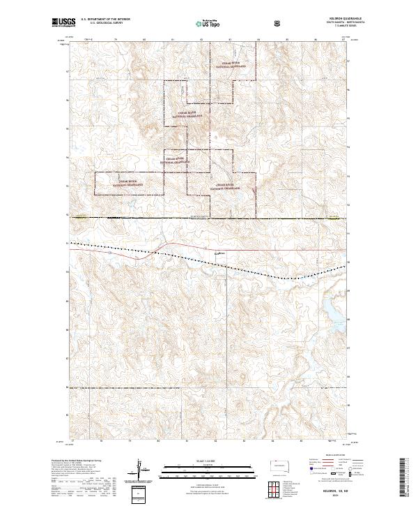 USGS Topographic Map – Keldron