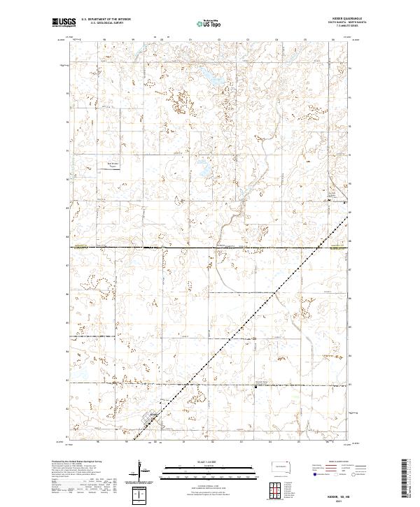 USGS Topographic Map – Kidder