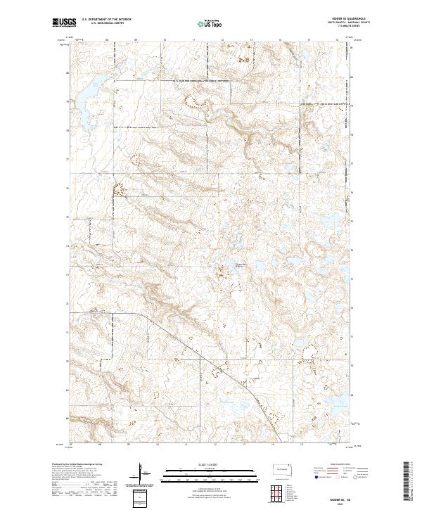 USGS Topographic Map – Kidder SE