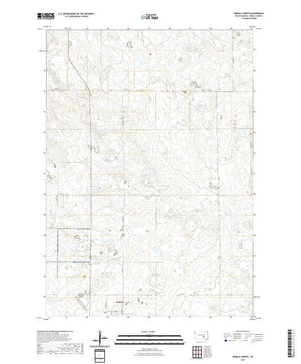 USGS Topographic Map – Kimball North