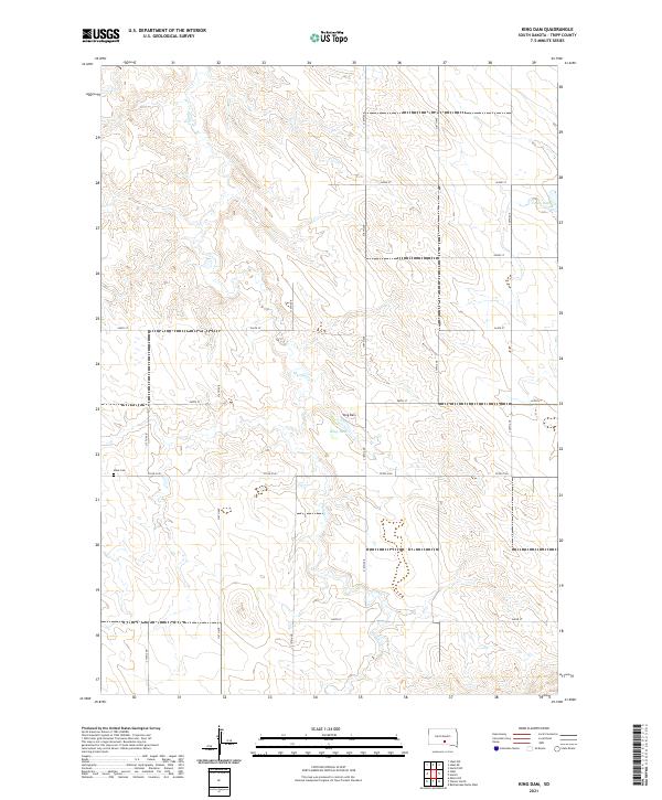 USGS Topographic Map – King Dam