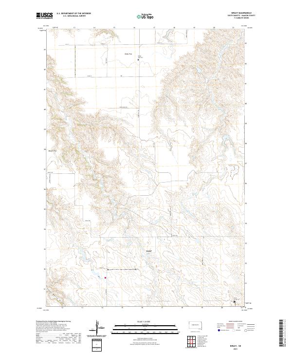 USGS Topographic Map – Kirley