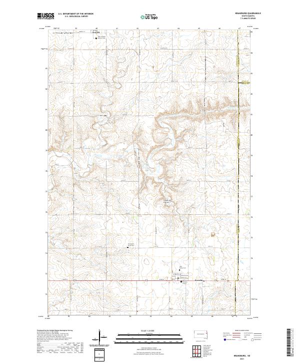 USGS Topographic Map – Kranzburg