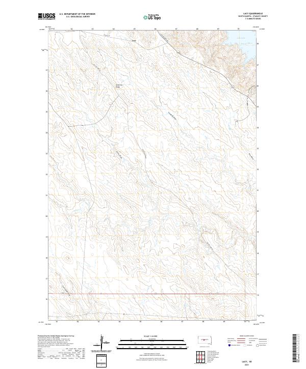 USGS Topographic Map – Lacy