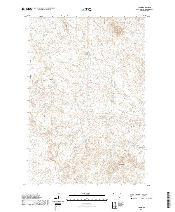 USGS Topographic Map – Ladner